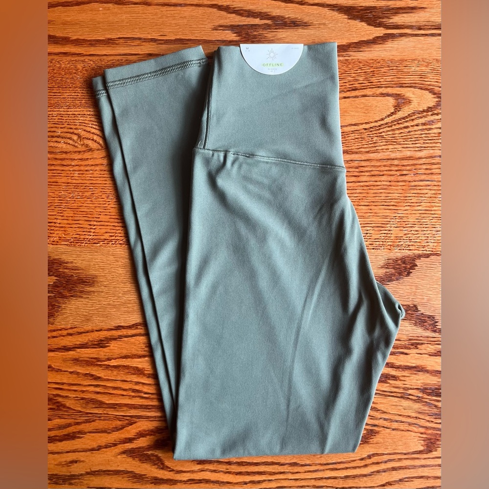 Aerie Real Me Hi-Rise Crossover Leggings